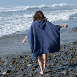 The Cloud Poncho - Blue