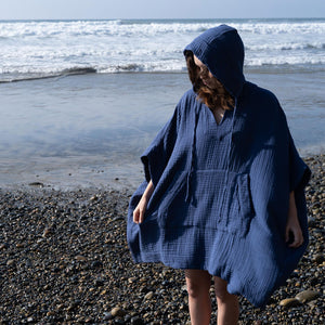 The Cloud Poncho - Blue