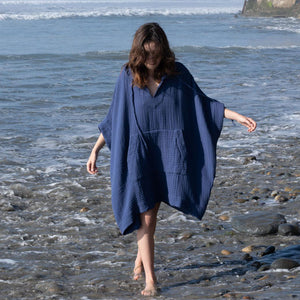 The Cloud Poncho - Blue