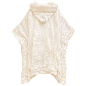 The Cloud Poncho - Vintage White