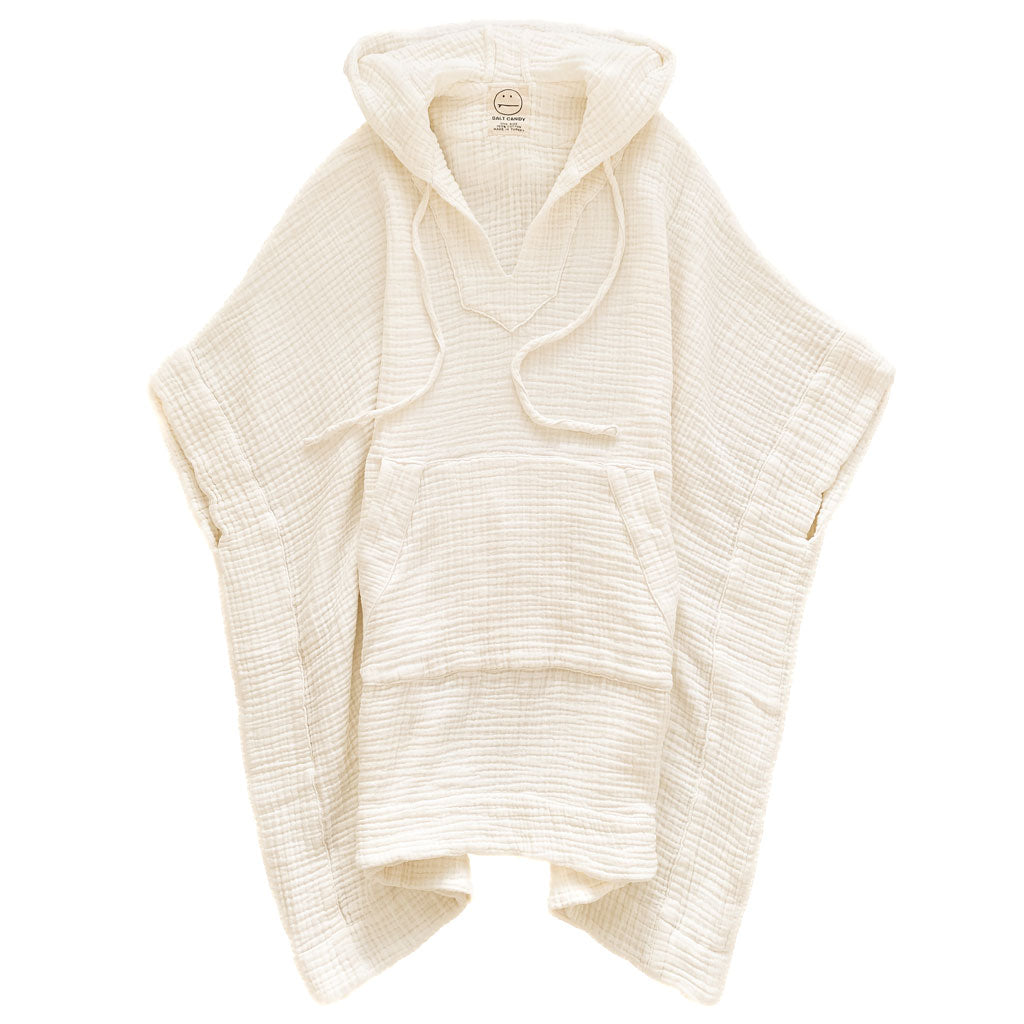 The Cloud Poncho - Vintage White