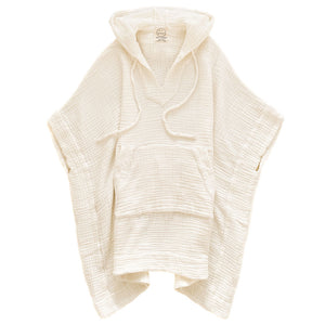 The Cloud Poncho - Vintage White