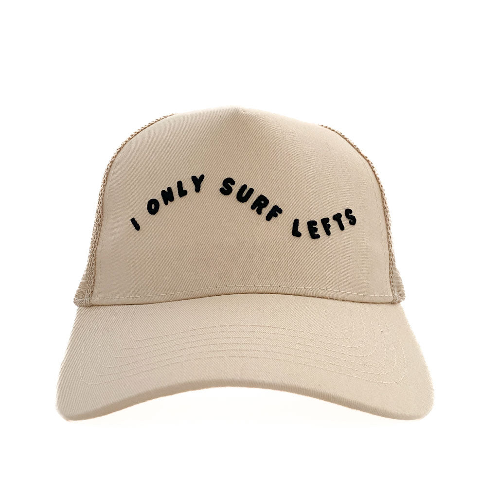 I Only Surf Lefts Hat