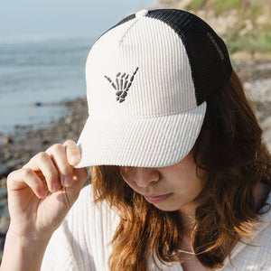 Skeleton Shaka Trucker Hat