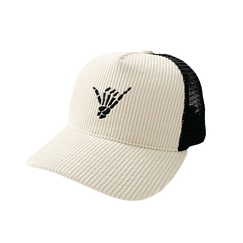 Skeleton Shaka Trucker Hat