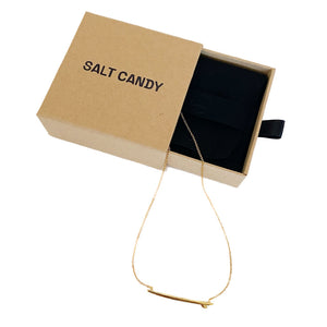 Surfboard Necklace in 18k gold vermeil with gift box