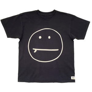 Surfmoji Boxy Tee - Vintage Black