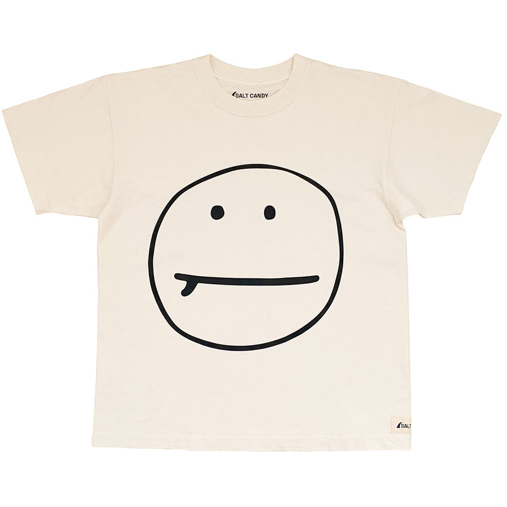 Surfmoji Boxy Tee - Vintage White